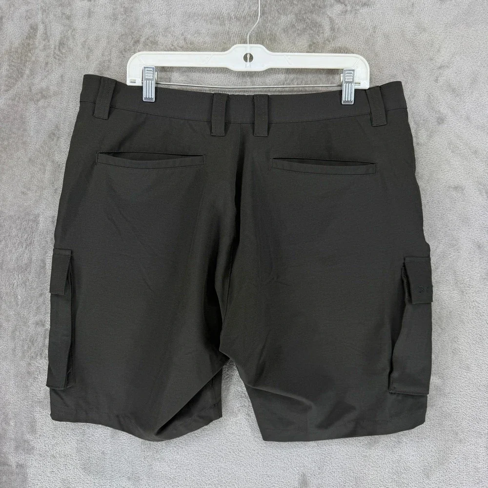 BYLT Premium Basics Kinetic Cargo Shorts‎ Mens 36 Black Stretch KN_CRGO_SHO_BLK
